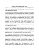 Educación financiera en el Perú