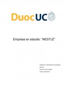 Empresa en estudio: “NESTLÉ”
