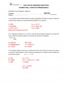 EXAMEN FINAL. CURSO DE TERMODINAMICA