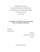EL TRANSPORTE, LA TRAMITACIÓN, COSTOS Y EL BIENESTAR SOCIAL EN EL COMERCIO INTERNACIONAL