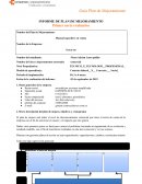 PLAN DE MEJORAMIENTO Empresa: Sysco sas