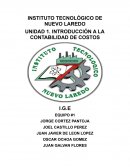 INTRODUCCIÓN A LA CONTABILIDAD DE COSTOS