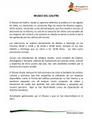 MUSEO DEL SALITRE, CULTURA TEATRO