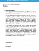 Tecnicas y entrenamiento comercial