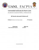 Tabla comparativa de los contratos mercantiles