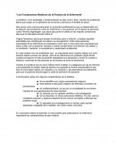 Los Fundamentos Bioéticos de la Práctica de la Enfermería