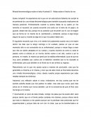 Mirada fenomenológica sobre el texto Hustvedt S - Notas sobre el hecho de ver