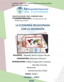 Importancia de la geografía económica