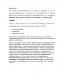 Las compras y abastecimientos de una empresa