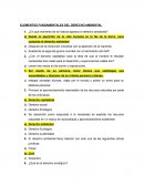 PREGUNTAS DERECHO AMBIENTAL