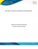 EVOLUCIÓN EN LA TEORIA DE LOS SISTEMAS EN LAS ORGANIZACIONES