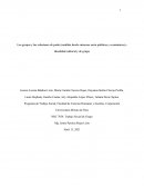 Los grupos y las relaciones de poder (análisis desde entornos socio políticos y económicos) e identidad cultural y de grupo
