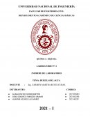 INFORME DE LABORATORIO. DUREZA DEL AGUA