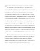 TRABAJO SOBRE EL REGIMEN DE PRIVACION DE LA LIBERTAD y ANÁLISIS DE CASO