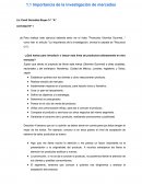 Importancia de la investigación de mercados