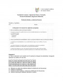 Prueba de Entrada – Control de Procesos