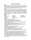 Construir la planeación estratégica, integración de talento, cadena de valor agregado al cliente, cultura y herramientas de calidad