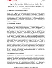 Lectura y auto aplicación El caballero de la armadura oxidada. Página 1