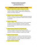 Programas sociales del estado de hidalgo