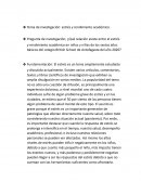 Estres y rendimiento academico