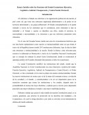 Ensayo Jurídico sobre las Funciones del Estado Ecuatoriano (Ejecutivo, Legislativo, Judicial, Transparencia y Control Social, Electoral)