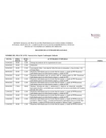 REPORTE SEMANAL DE PRÁCTICAS PRE PROFESIONALES CONSULTORIO JURÍDICO INTEGRAL GRATUITO UTI. Página 1