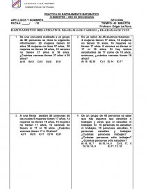 PRÁCTICA DE RAZONAMIENTO MATEMÁTICO. Página 1