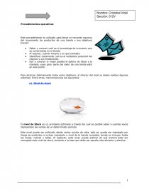 Procedimientos operativos. Página 1