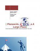Planeación Financiera A Largo Plazo