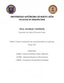 Tabla Comparativa de comportamientos en películas