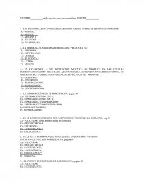 Preguntas biología. Página 1