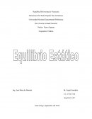 Equilibrio estático