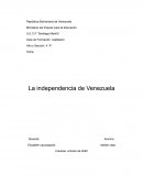 La independencia de Venezuela