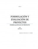 Formulación de un Proyecto