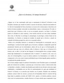 ¿Qué es la historia y el tiempo histórico?