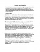 Tipos de centrifugación