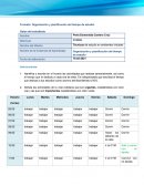 Organización y planificación del tiempo de estudio