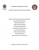 Mecanismos de participación ciudadana, análisis FODA