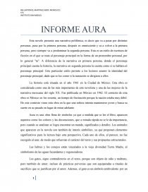 Informe de Aura. Página 1