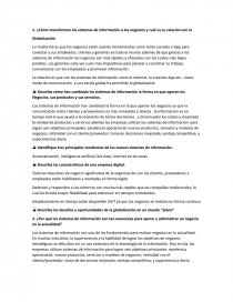 Cómo transforman los sistemas de información a los negocios y cuál es su relación con la Globalización. Página 1