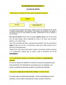 Actividades de aplicación N° 3 “La crisis de valores”