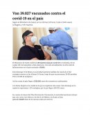 ANALISIS DE LA NOTICIA DEL COVID-19