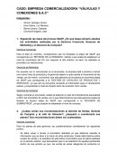 CASO: EMPRESA COMERCIALIZADORA “VÁLVULAS Y CONEXIONES S.A.C”