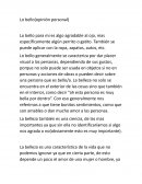 Lo bello(opinión personal)