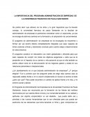 LA IMPORTANCIA DEL PROGRAMA ADMINISTRACIÓN DE EMPRESAS DE LA UNIVERSIDAD FRANCISCO DE PAULA SANTANDER