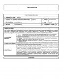 GERENTE. CARTA DESCRIPTIVA