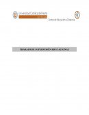 TRABAJO DE SUPERVISIÓN EDUCACIONAL