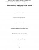 Ensayo de los lineamiento curriculares