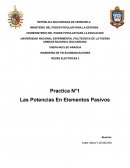 Practica N°1 Las Potencias En Elementos Pasivos