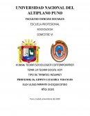 LA TEORIA SOCIAL HOY